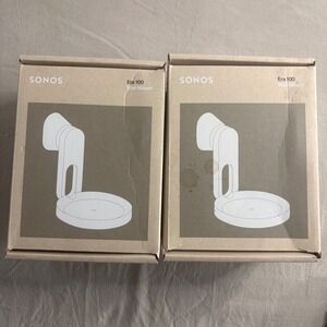 Sonos Era 100 Wall Mount White Pair Set of 2 E10MTWW1 Speaker Brackets